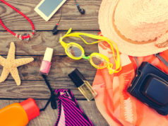 Kosmetyczni towarzysze w podróży kosmetyki na wyjazd