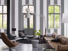 5 pomysłów na niebanalną ścianę w salonie Biało-szary salon z odrobiną różu