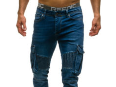 Modne jeansy męskie spodnie męskie