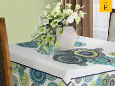 Jak dobrać obrus stosownie do okazji? Biały obrus we wzory