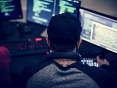 Certyfikat SSL- płatny czy darmowy? Mężczyzna przy komputerze