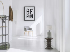 Obrazy typograficzne – pozwól, by Twoja aranżacja przemówiła obraz typografia przedpokój