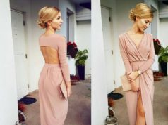 Długie sukienki na wesele od polskiej marki Sibysi. Zobacz najmodniejsze sukienki w tym sezonie Sukienka z odkrytymi plecami