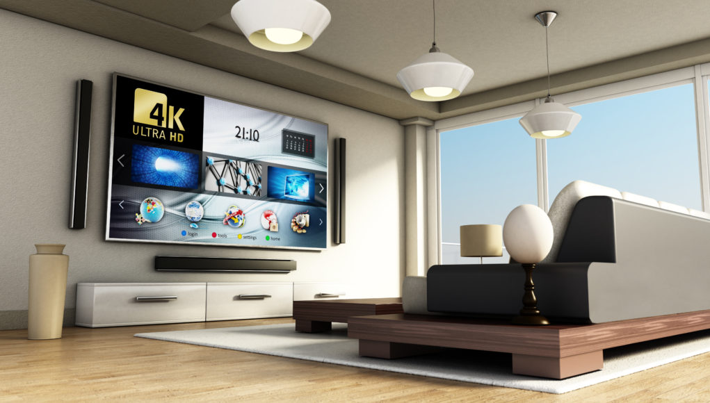 4K smart TV kino domowe
