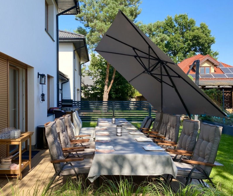 rozkładany parasol do ogrodu Siena