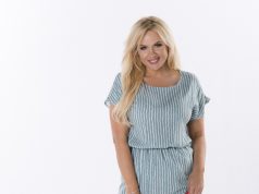 Modne sukienki w rozmiarze plus size na lato 2021 niebieska sukienka plus size