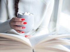 Krok po kroku z hybrydami AllePaznokcie czerwone paznokcie hybrydowe