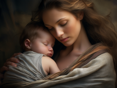 Nosidełka i chusty dla dzieci – co wybrać? mama z dzieckiem w chuście